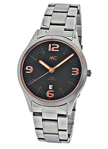 Preisvergleich Produktbild MC Timetrend Herren-Armbanduhr Edelstahl Analog Quarz Edelstahl 27708