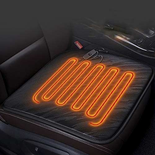 Nesee Heated Seat Cushion, USB Chair Warmer Heated Seat Cover Nonslip Separated Tab