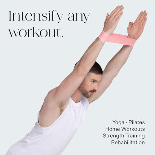 Image of Bala Bands Resistance Bands, Non-Slip Fabric Exercise Bands | Non-Slip Ankle, Legs, Glutes & Booty Bands, Women & Men - Loop Workout Bands for Yoga, Pilates & Strength Training