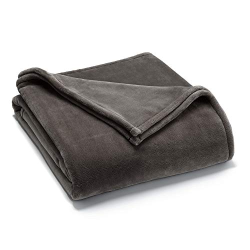 Vellux Sheared Mink Luxury Blanket-Super Soft and Cozy, Warm, Fluffy and Fuzzy, Full/Queen, Walnut Brown