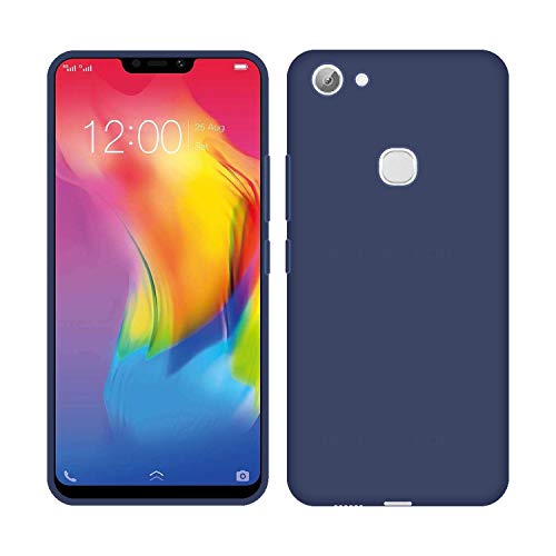Image of Case Creation Luxurious OG Series for Vivo Y81 Case Cover,Anti-Dirty Slim Case Frosted Matte Cute Candy TPU Raised Bezel (Splash of Color) Back Cover for VivoY81 -Navy Electric Blue