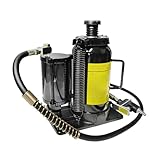 Manual Jack, Air Hydraulic Bottle Jack, 20 Ton/40000 LBS Bottle Jack, 10.23-20.07 Inch Lifting Range, Manual Handle and Air Pump, for Car