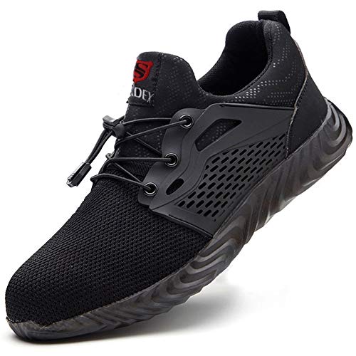 SUADEX Indestructible Steel Toe Work Shoes for Men Women Lightweight