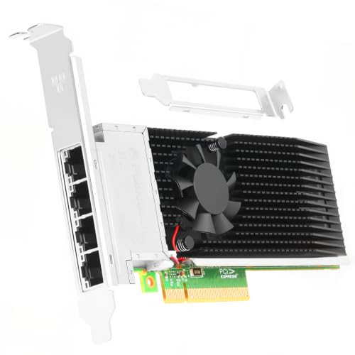 Image of Vogzone for X710-T4 10GbE PCIe 3.0 x8 NIC, Quad RJ45 10GBASE-T Adapter