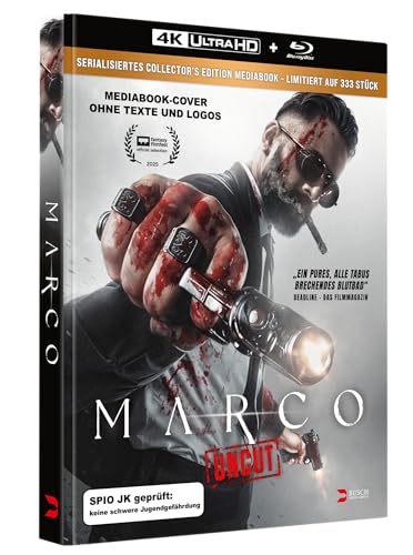 Marco (uncut) - Limitiertes Mediabook - Cover B (4K Ultra HD + Blu-ray) - Mehr Infos/Bestellen