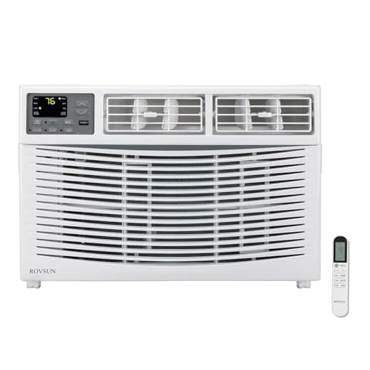 ROVSUN 18000 BTU Air Conditioner Window Unit with Heat, 4-in-1 Window AC Unit Cooler, Heater, Dehumidifier & Fan with Timer, Remote Control & Installation Kit for Rooms up to 1000 Sq. Ft, 208/230V