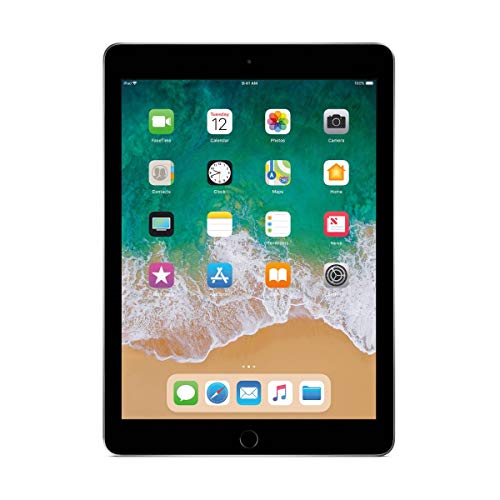 Apple iPad (5th Generation, 9.7-inch, 2017), 32GB, Wi-Fi, Space Gray (Renewed) by Apple - Used condition - US$69.00