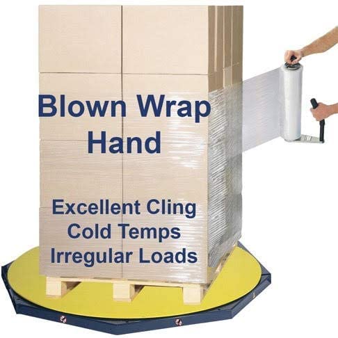 Miniatura 2 de Envoltura elástica resistente de 18 pulgadas 1500 pies con calibre 80 de grosor, envoltura retráctil de plástico autoadhesiva para mudanza y