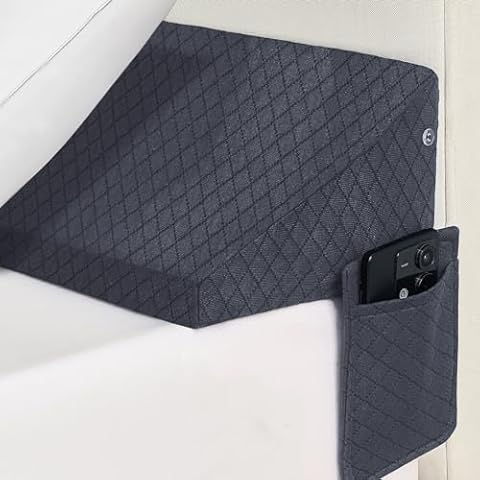 Bed Wedge Pillow for Headboard - Wedge Pillow Headboard/Bed Wedge Gap Filler for Pillow Wedge (0-8"), Bloster Triangle Headboard Pillow Queen Size (60"x10"x6") Stop Losing Pillows from mattress wedge Cover