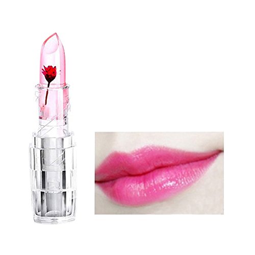 Pu Ran, rossetto Flower Jelly, di colore trasparente, per le labbra, cambia colore a seconda della temperatura [etichetta in lingua italiana non garantita]