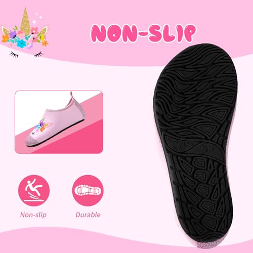 Image of Kids Water Shoes Girls Boys Outdoor Quick Dry Barefoot Aqua Socks for Toddler Sport Beach Swim Surf