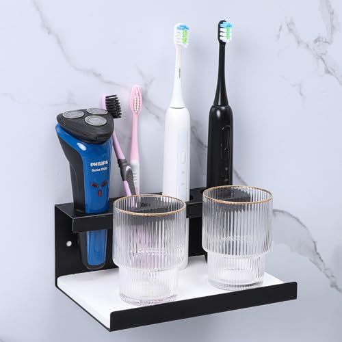 Loyala Zahnbürstenhalter Elektrische Zahnbürstenhalter Wand Halterung Elektrische Zahnbürste Ohne Bohren Wandmontage Wasseraufnahme Basis aus Diatomeenschlamm