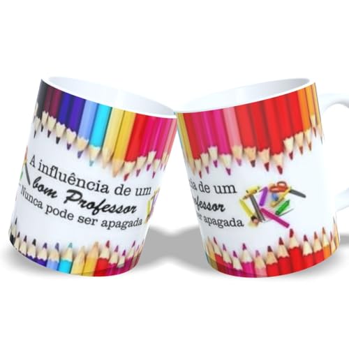 Caneca Profissão Professor | Cerâmica | Presente para o Dia do Professor m5