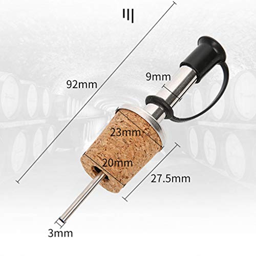 NICEXMAS 5 Peças de Aço Inoxidável para Despejar Garrafas de Aço Inoxidável Bico Cônico de Licor de