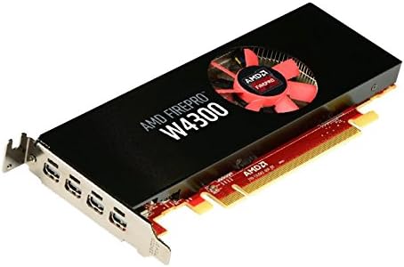 AMD FirePro W4300 4GB GDDR5 Low Profile Graphics Card PCI Express 3.0 x16 (Renewed)