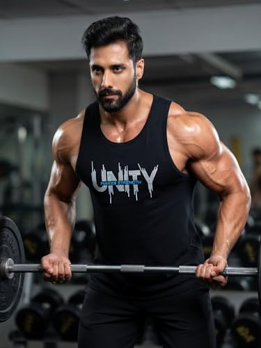 Image of 3Colors Men's Active Sleeveless Polyester Tank Top- Cool and Comfortable Workout wear, Dry fit Gym Vests - Unity