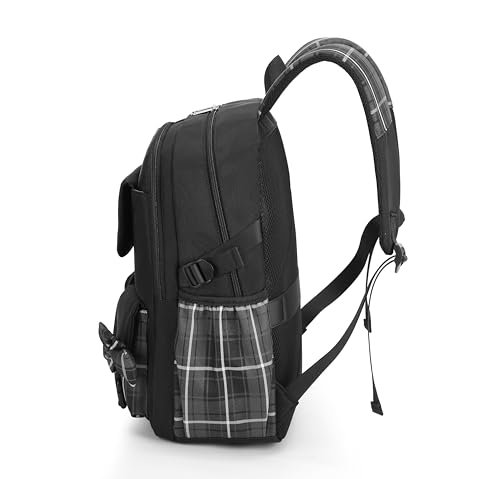 Cute School Backpack Set for Girls Book Bag for Middle School Students School Bag Set for Girls Black3