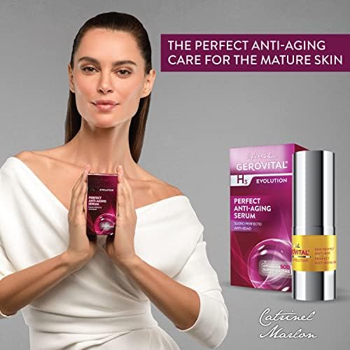 Anti Ageing Face Serum, Reduces Wrinkles, Hydrates, has Lifting and Antioxidant Effect, 15 ml, Gerovital H3 Evolution