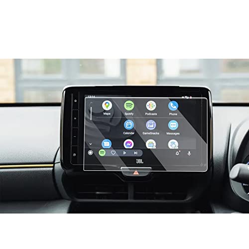 YEE PIN 9-Inch Screen Protector Compatible with Toyota Yaris Cross 2021-2023 Navigation Protective Film GPS Navi Film 9H Tempered Glass Protection Scratch-Resistant
