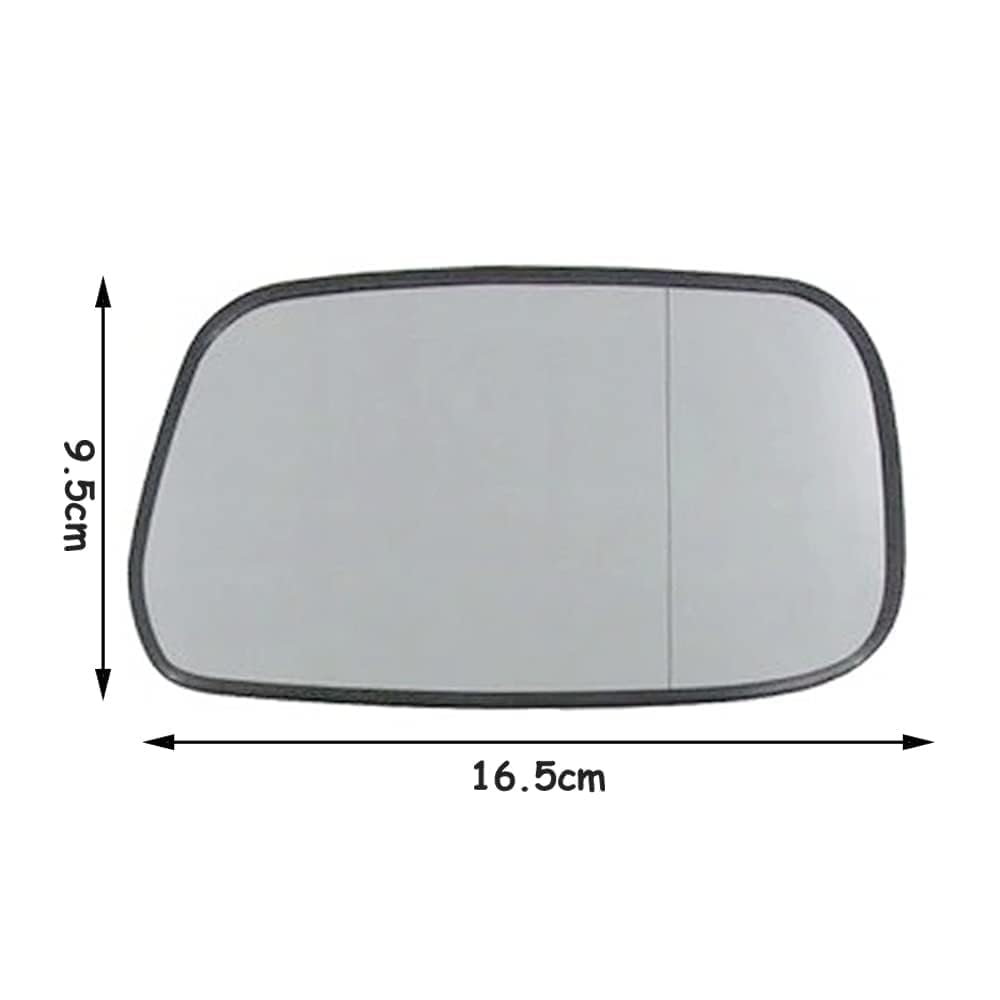 Miroir Glace Rétroviseur,pour Toyota Avensis 1997-2003,verre de anti-buée,Rétroviseur Extérieur Chauffant Gauche Ou Droit Rétroviseur Chauffant Remplacement,Right