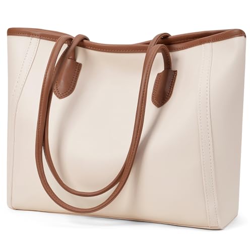 SENDEFN Handtasche Damen, Shopper Tasche Mittelgroß, Tote Bag mit Reißverschluss & Innenfächern, Geräumige Henkeltasche Arbeitstasche Schultertaschen für Arbeit, Schule, Einkauf