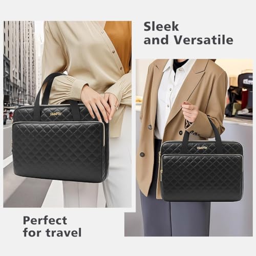 Vinterfint 360 Protective Laptop Case, 13-14 inch Laptop Sleeve Compatible with MacBook Pro 14 M4 M3,MacBook Air 13 M4 / Pro 13, Surface Laptop Studio 2, 14.5" XPS 14, HP Dell, Bag with handle, Black - image 7