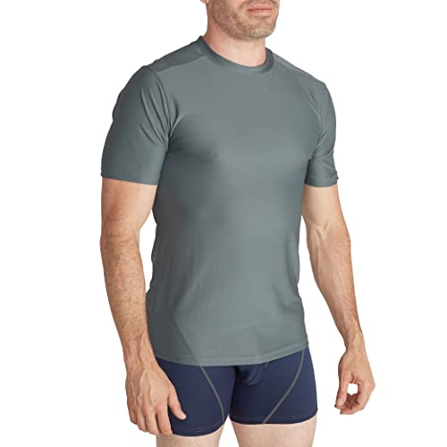 ExOfficio Men's Give-N-Go Tee, Charcoal, X-Large