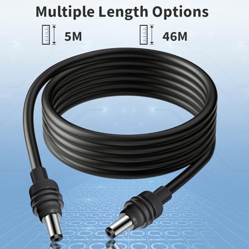 NKJIH Starlink Mini Power Cable 5m/16.4 ft, Waterproof DC Charging Cable, Compatible with Starlink Mini Power Supply Accessories by NKJIH - Image 3
