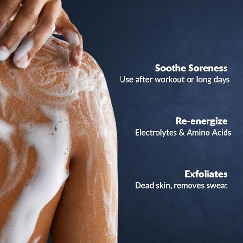 Image of Epsom Body Wash (315 ml) for Workout Recovery | Active Lifestyle Shower Gel | Sore Muscles & Fatigue Relief | Salicylic Acid + Niacinamide + Amino Acids | Suitable for all Skin Types (Pack of 2)