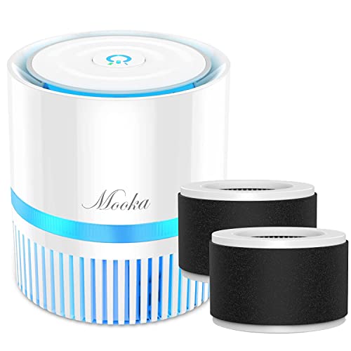 KOIOS Air Purifier for Small Room with 2 HEPA Filters, Desktop