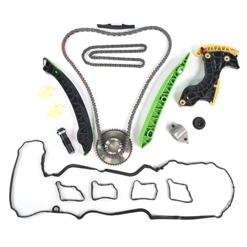Autodevil Timing Chain Kit 1.8L Fit for C250 SLK250 2012-2014, 2.5L 3.5L for C250 2012, Car Engine Repair Parts with Tensioner Cover Gasket Replace ​0009931078​ 009932076