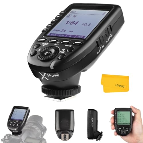 Godox XPro-N Déclencheur Flash TTL 2.4G sans Fil pour Nikon avec Écran LCD