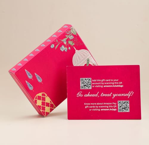 Image of Amazon Pay Physical Gift Card | Ethnic Pink | Next-day Delivery | 1-year Validity | Ideal gift for your loved ones with freedom of choice