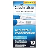 Clearblue Pregnancy Test Combo Pack, 10ct - Digital with Smart Countdown & Rapid Detection - Super Value