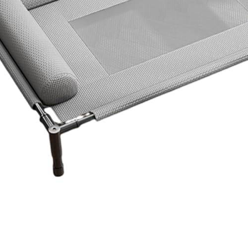 Lit de luxe surélevé pour petits animaux avec coussin doux L - 3