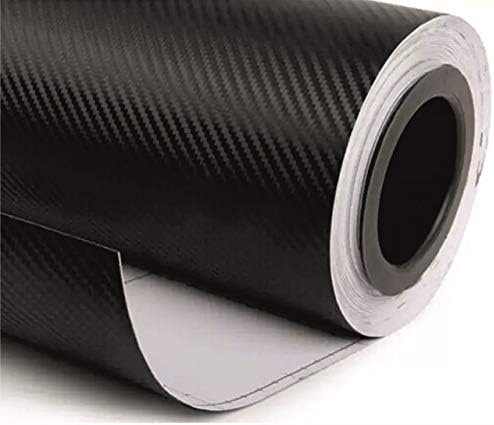 agog Vinyl Twill-Weave Matte Design Furniture Car Roll Film Sticker, Black, self adhesive