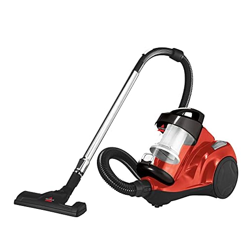 Bissell - Canister Vacuum Cleaner - Zing Bagless - Lightweight Compact - Straight Suction - Hard Floor and Low-Pile Carpet | 21565