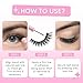 Azenlo False Eyelashes 20 Pairs Wispy Lashes Faux Mink Lashes 14mm 3D Fluffy Cat Eye Lashes （style 20-061)
