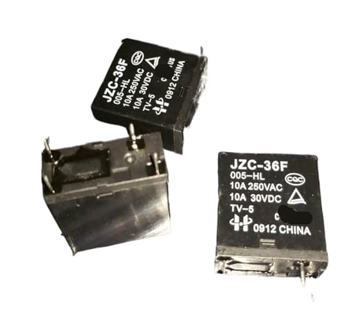 JZC-36F 005-HL relais 4 broches 5V DC micro relais puissance 10A pcb