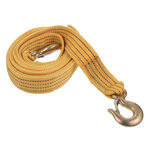 GRIRIW Thickened Nylon Vehicle Towing Rope Heavy Duty Strap for Trucks Cars and Off Road Use Durable and Flexible Design Convenient Storage Strong Pulling Capacity