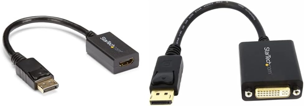 DisplayPort to HDMI and DVI Adapters Bundle (DP to HDMI & DVI)