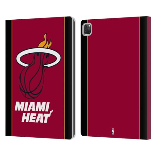 Étui iPad Pro 12.9 en Cuir Head Case Designs Finition Soignée Logo Miami Heat