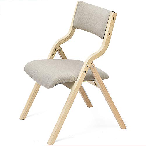 Preisvergleich Produktbild JDBDYA Esszimmerstühle Küchenstuhl Wohnzimmerstuhl Polsterstuhl Design Stuhl mit Armlehne, Sitzfläche aus Leinen, Gestell aus Massivholz, Schminktisch Hocker Stuhl, für Wohnzimmer Besucherstühle,G