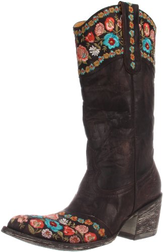 Old Gringo Women's Gayla Overlay Western Boot,Chocolate,7.5 B US