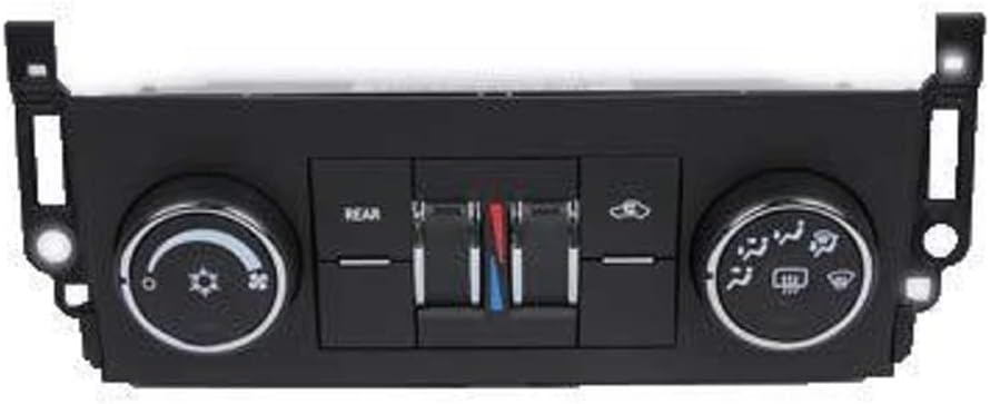 GM Genuine Parts 15-74003 (20787116) Heating and Air Conditioning Control Panel with Rear Window Defogger Switch