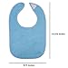 Neat Solutions 8 Count Multi-Color Solid Knit Terry Feeder Bib, Boy