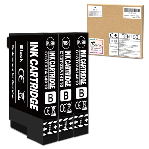3 Negro Fentec XP3150 XP 4150 XP 2150 WF 2840 603XL Cartucho para Epson 603XL Negro Cartucho Epson 603 XL Tinta con Epson XP 2100 XP 3100 XP 4100 XP 3105 XP 4105 XP 3150 WF 2810 WF 2830 WF 2835 WF2850