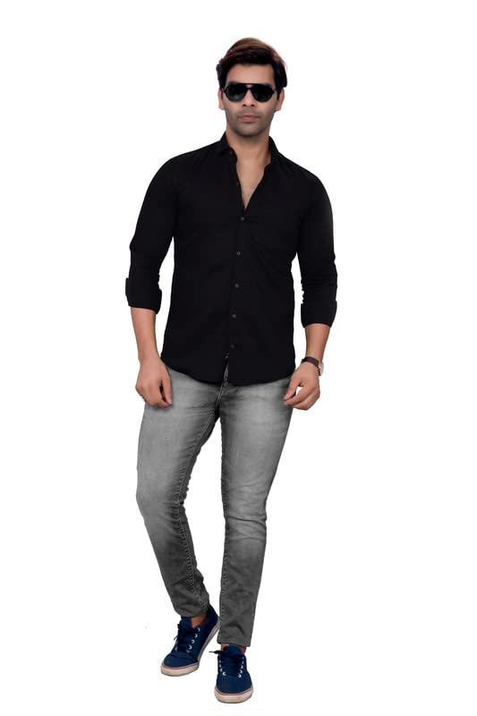 Image of Men's Cotton Regular Fit Fullsleeves Fomal Shirt