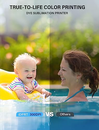 Idprt 4X6 Photo Printer, Wi-Fi Picture Printer, Full Color Photo Printer For Iphone/Android/Laptop/Macbook, Ar Video Printing, Thermal Dye Sublimation Printer, Wireless Photo Printer For Home Use #TOP1
