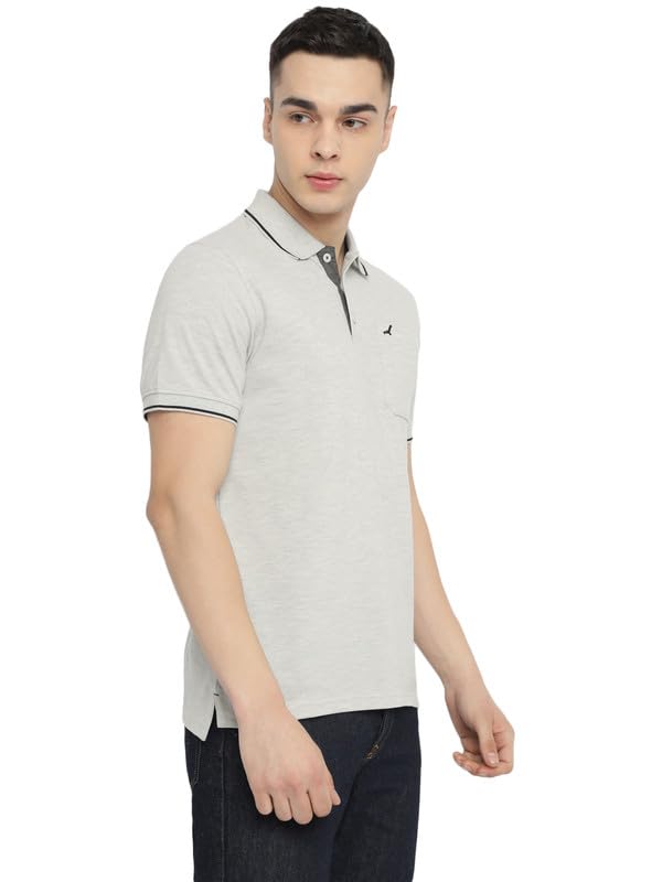 Image of AMERICAN CREW Polo Collar T-Shirt for Men with Pocket